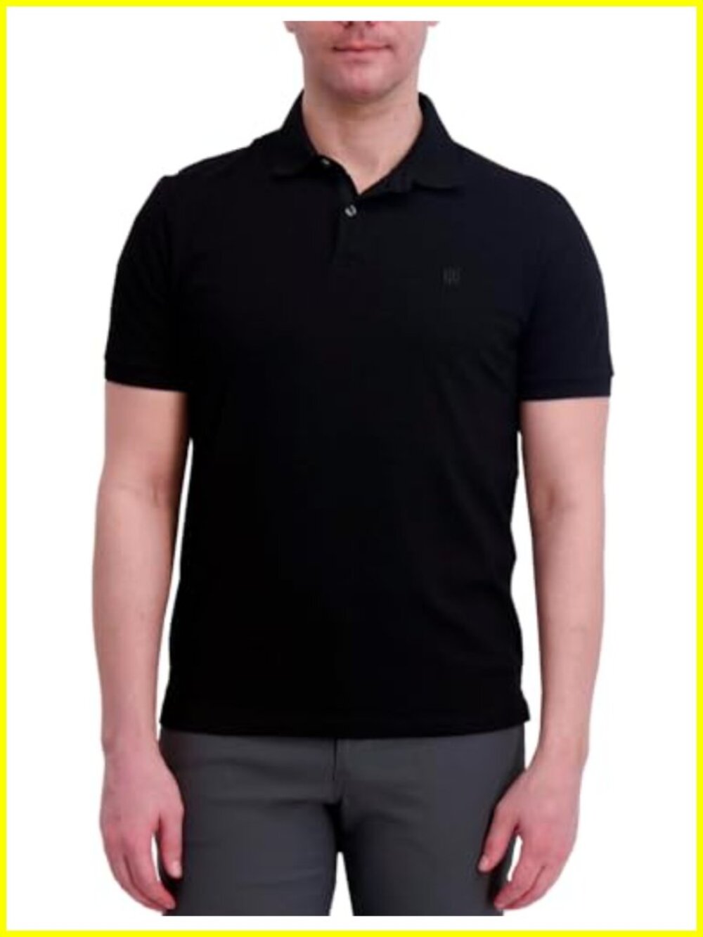 DKNY Men's Polo Shirt - Quick Dry, UPF 15, 95% Cotton 5% Spandex